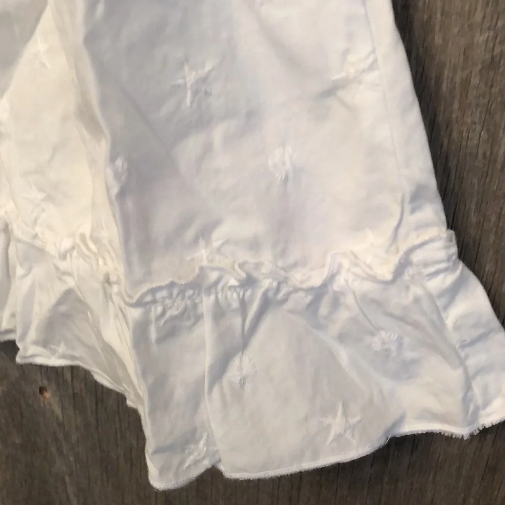 2006 Old Navy White Embroidered Star Sundress 6-12 Months Girls